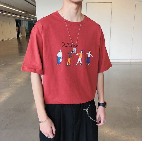 全4色 Tシャツ カットソー プリント シンプル カジュアル 部屋着