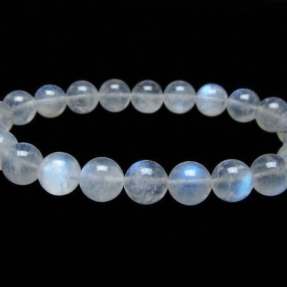ムーンストーン ブレスレット 9mm 一点物 メール便可 [M便 1/10] 111-44507