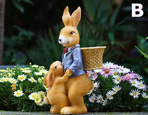 デコパージュꔛ‬ꕤインテリア雑貨♡メモスタンド♡花うさぎ♡リメイク♡ガーデニング デコパージュꔛꕤインテリア雑貨♡メモスタンド♡花うさぎ