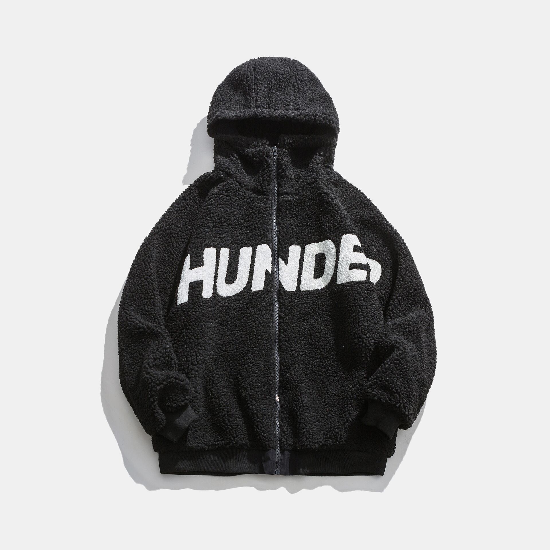 【新作】【送料無料】 Clothes Road Vintage ese Collarless Youth Letters Side Seam Slotted Hooded Loose Zipper Winter CottonJacket-アリババ コットン ウィンター 冬物 ビンテージ hip6-161161737288740