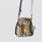 KUMAYA くまさんポーチ　カーキ　ベージュ