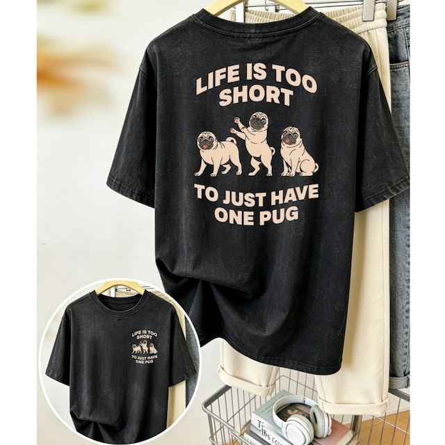 T-shirt  -washed-　　t-item-0176
