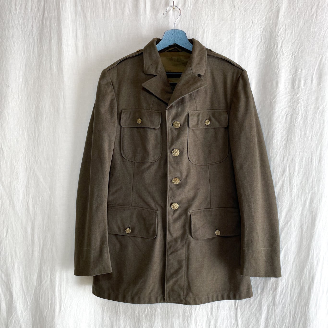 貴重 40s US ARMY 米軍 オフィサー ユニフォーム 制服 ジャケット 38L