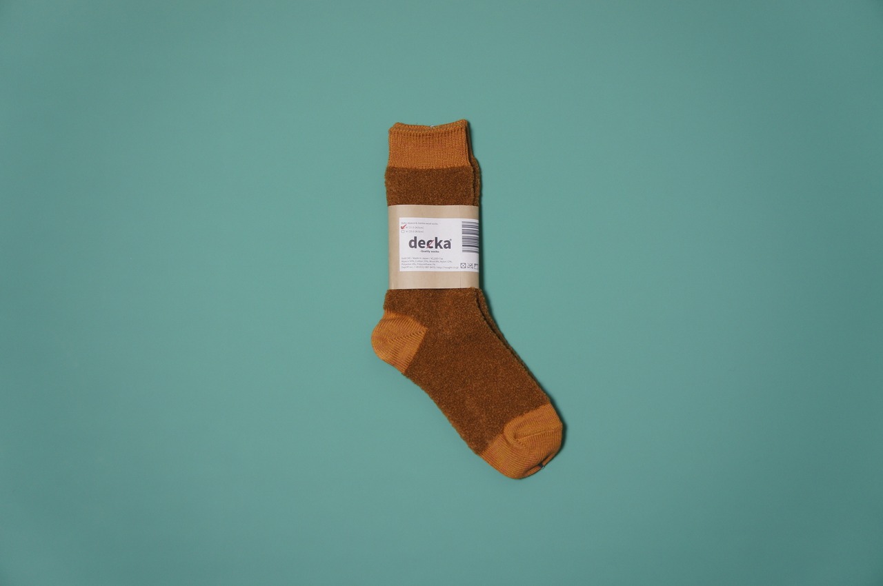 【 decka 】Baby alpaca & merino wool socks