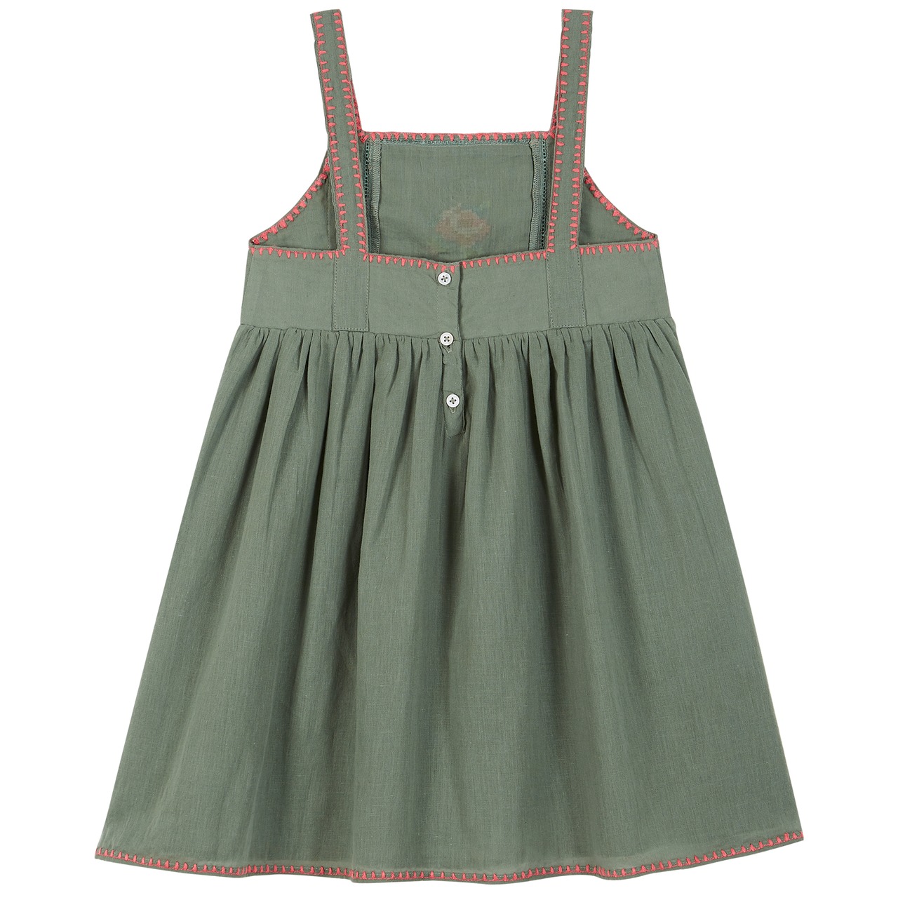 Green Cotton Dress / Emile et Ida