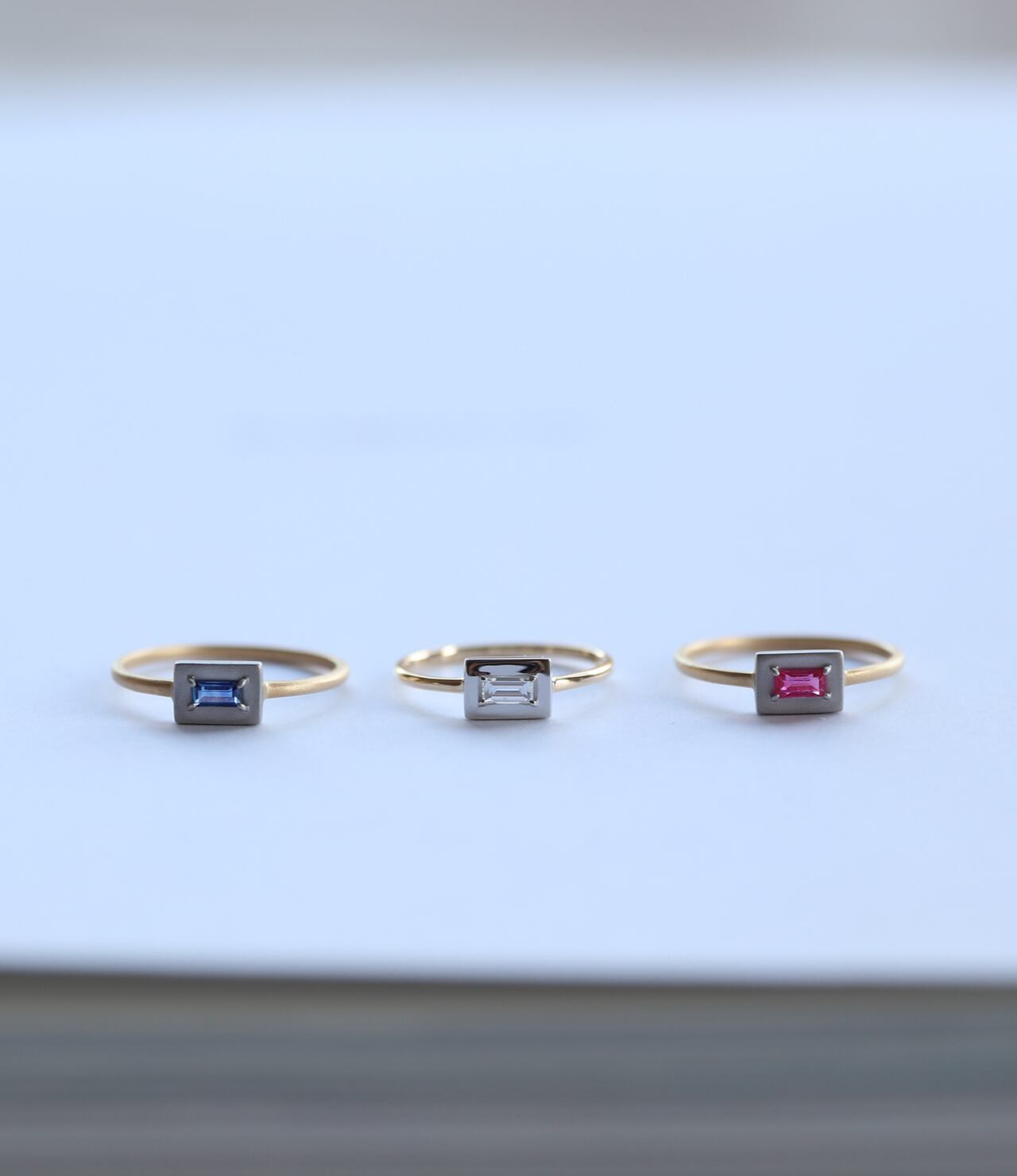 受注販売】Bucket cut Diamond Ring K18YG＆PT950 / AL-017 | ALLIS