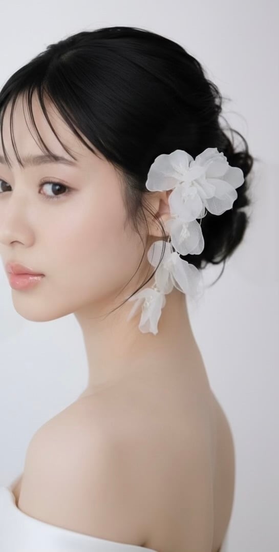 【MAQUIA表紙掲載】white mist veilかんざし