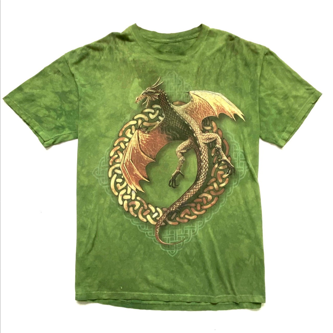 USA製THE MOUNTAIN タイダイ ドラゴン柄 Tシャツ メンズXL 古着 