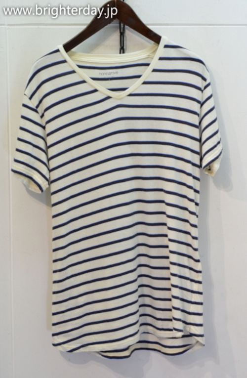 nonnative ボーダーTシャツ