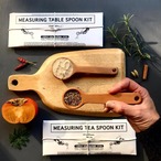 計量スプーン　小さじ5ml を手作りする　手作りキット    WOODEN MEASURING TEA SPOON CARVING KIT