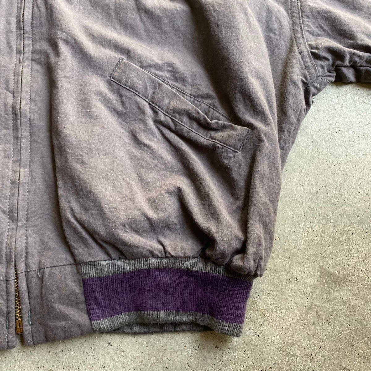 90年代 USA製 dunbrooke 企業刺繍ロゴ コットンブルゾン ジャケット