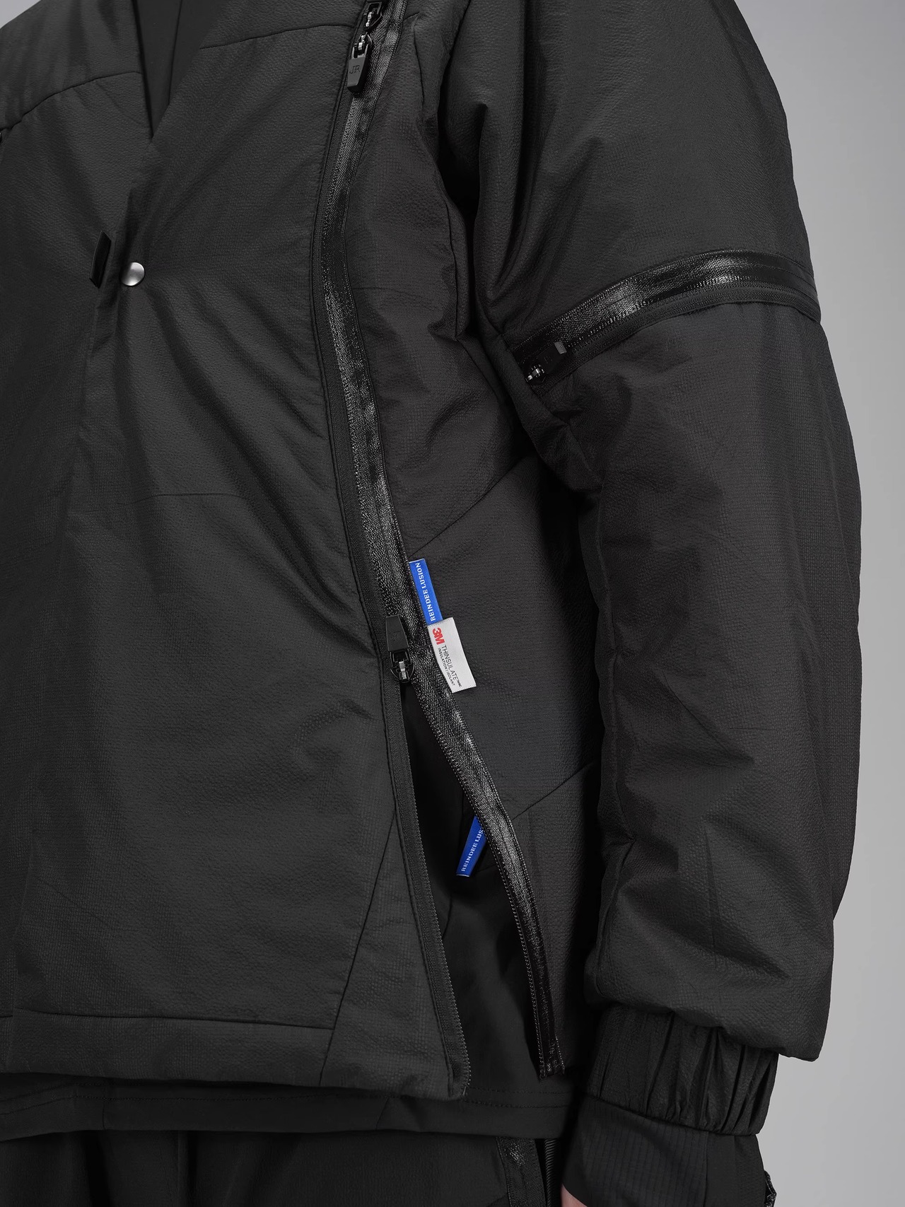 REINDEE LUSION 23AW アーチジップ構造ウォームコットン軽量インナージャケット