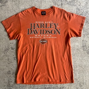 Harley Davidson Orange Tee L位  F461