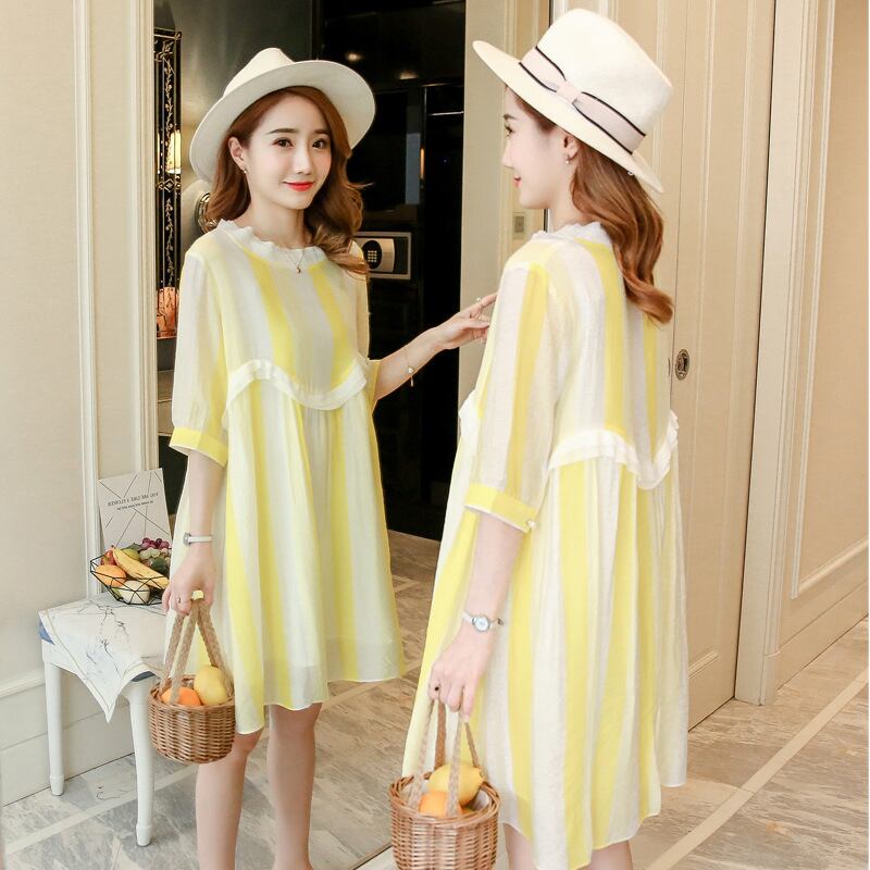 【新作】【送料無料】 マタニティドレス2020サマーファッションストライプマタニティドレス、母乳育児産後母乳育児マタニティドレス-アリババ 夏物 expec277578494304