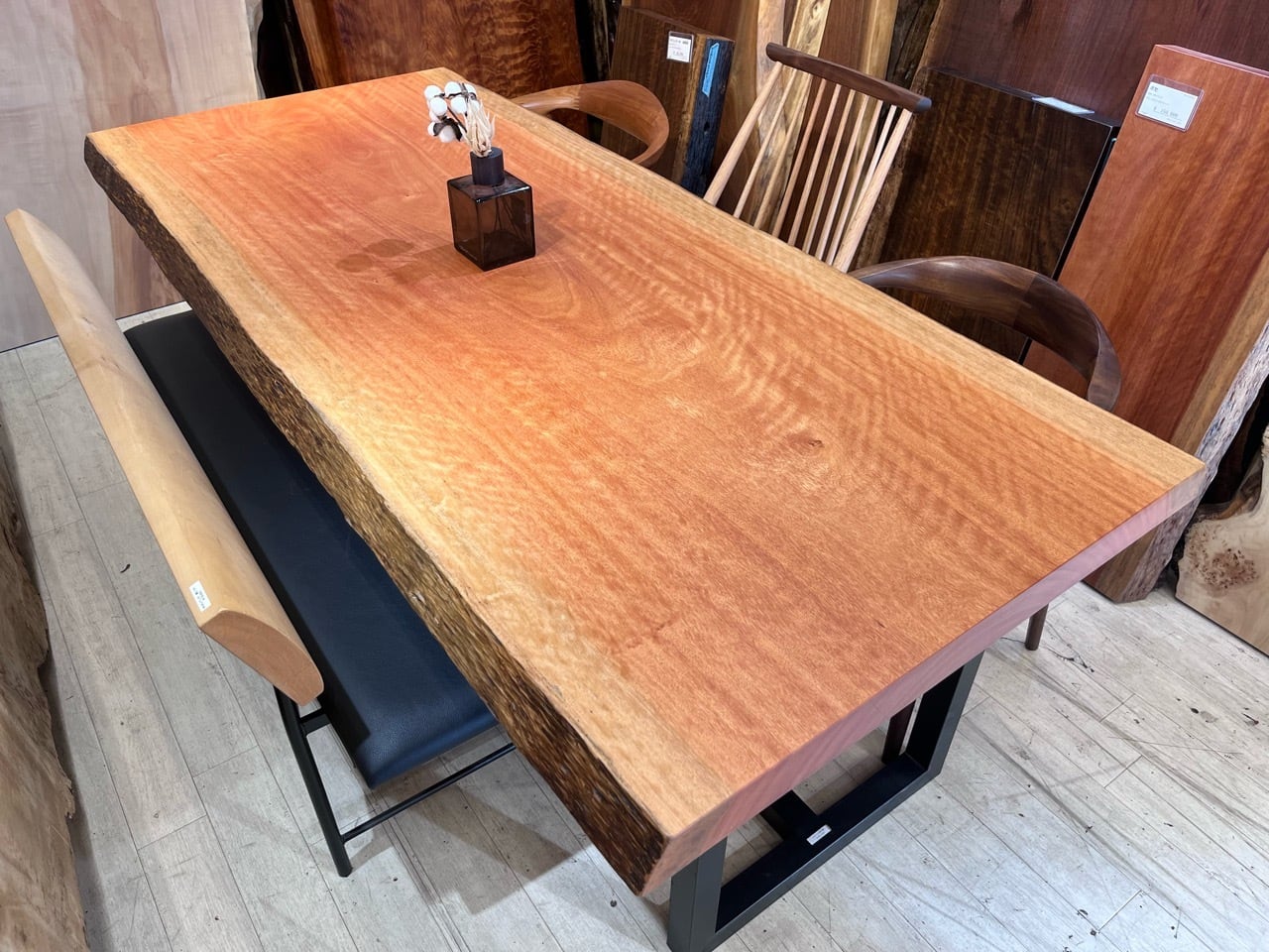 ボセ_2040×860-870×65_浅草本店_テーブル天板/一枚板 231249-1