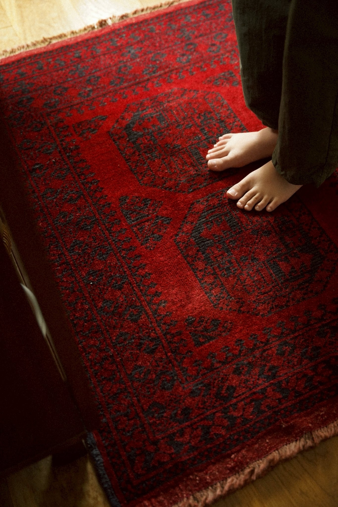1953-Vintage Turkmen rug