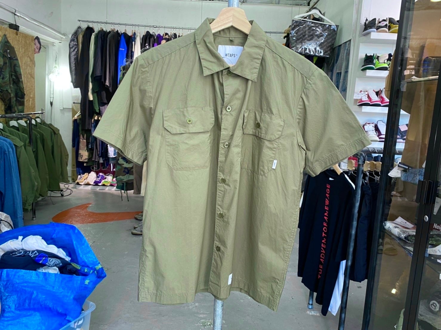 WTAPS GHILL SS COTTON OLIVE DRAB