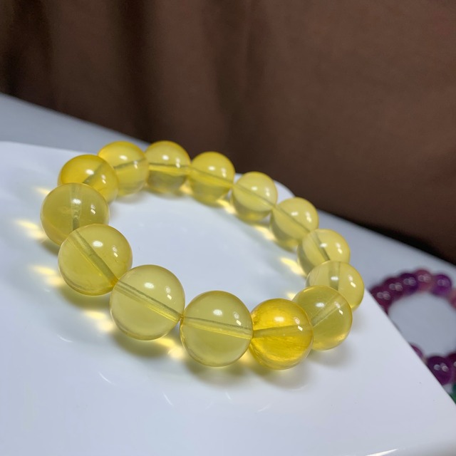 レア✩発色美✩イエローフローライトブレスレット