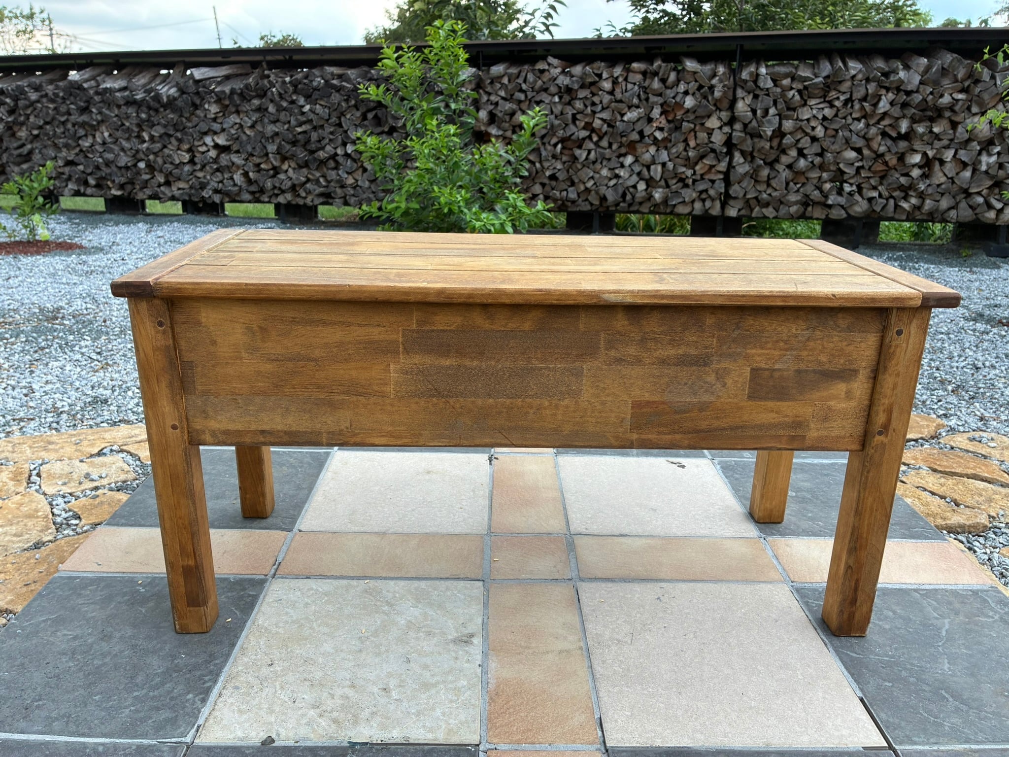 ベンチ椅子 収納付き 子割 | 手創り家具工房 alegria