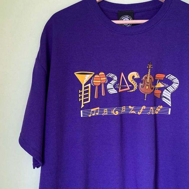 thrasher/t-shirt/purple