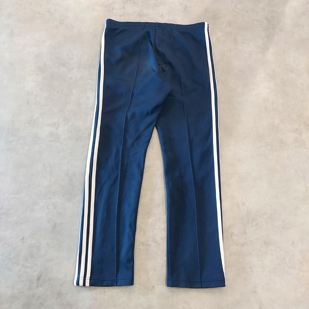 adidas アディダス トラックパンツ トレフォイル 刺繍 L 紺 17863 | fuufu