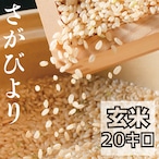 【R3収穫米】佐賀県産『さがびより（玄米20kg）』