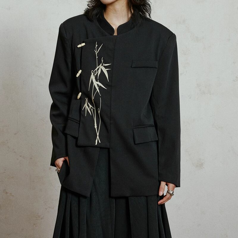 デザインフロント 長袖 腰丈 ジャケット 1color MOJ0200