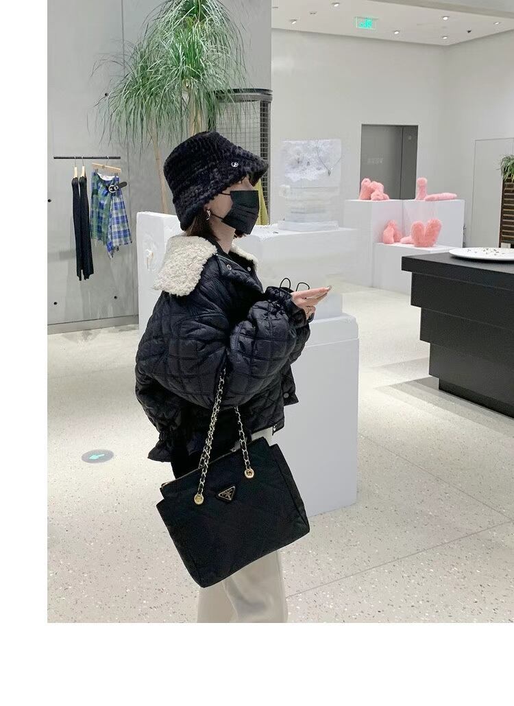 ボアつきキルティングジャケット AJ22262-8906