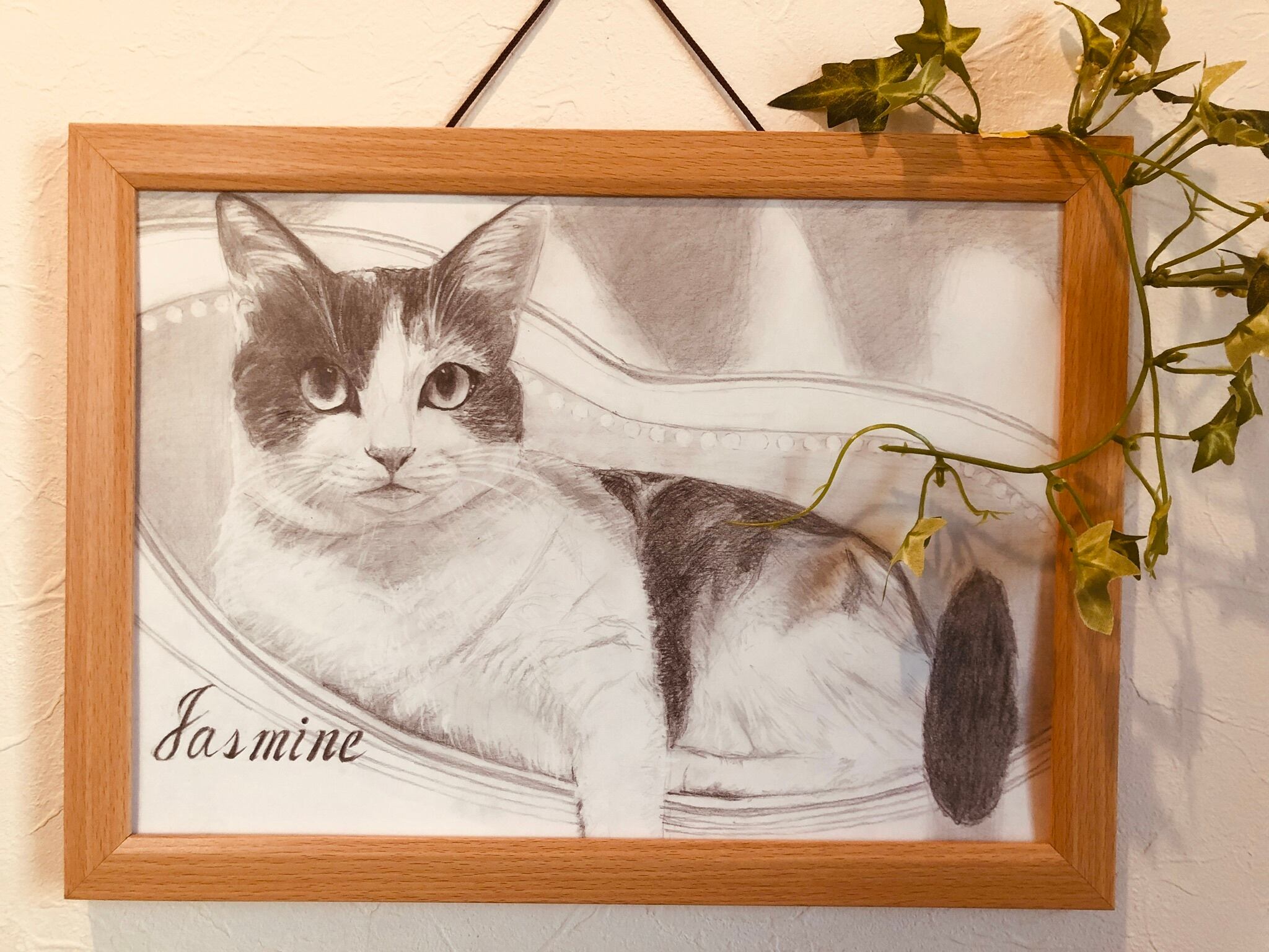 鉛筆で描くペット似顔絵 | 似顔絵屋TAKA