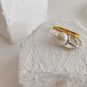 silver925 double finger ring