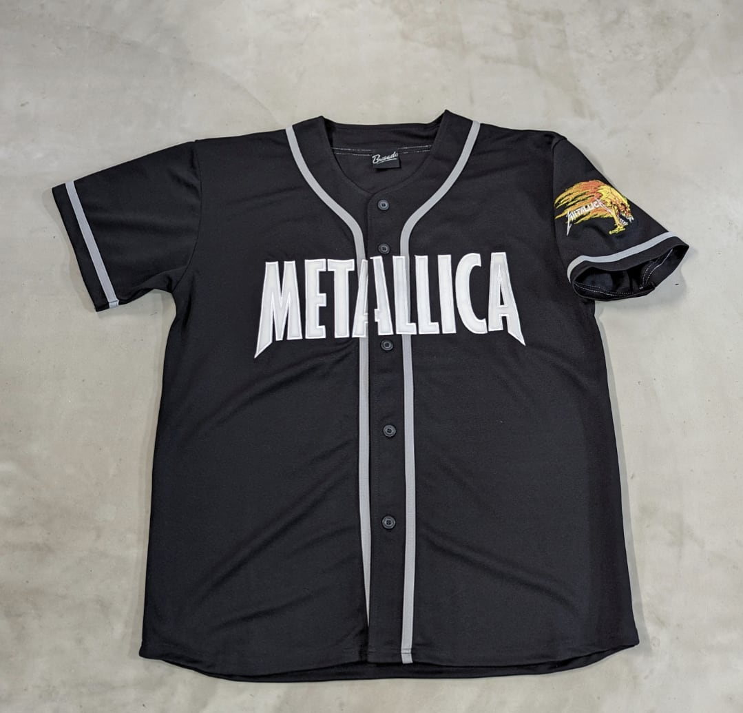 LLICA メタリカ ベースボールジャージ 在庫有り商品】METALLICA -メタリカ- 81 ベースボール・ジャージー L ミュージシャン
