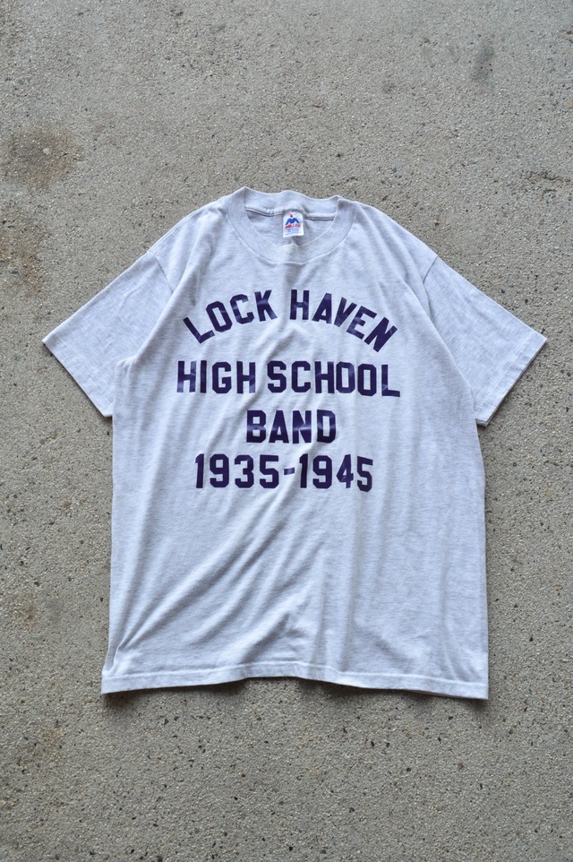 MILLER From USA Old Collage Laver Print Tee Made in USA Single Stitch Ash White ミラー 90s プリントT USA製 シングルステッチ