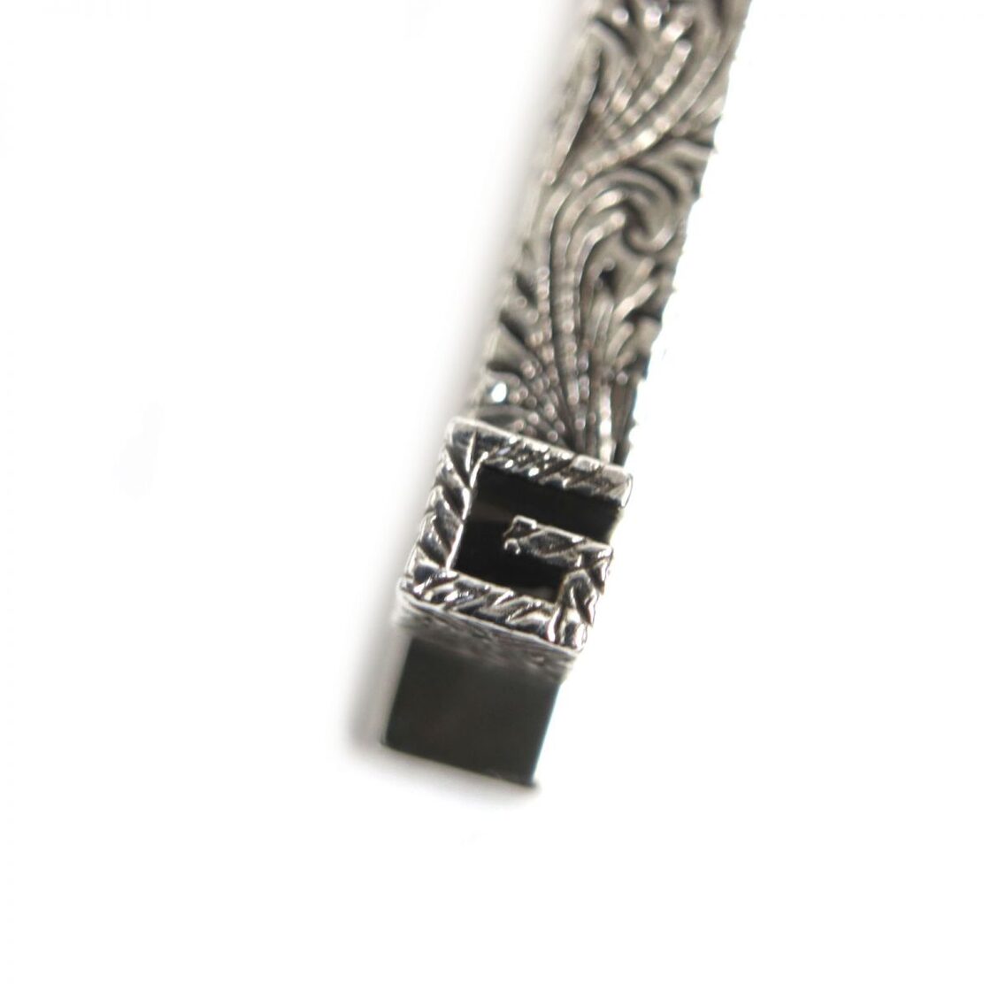 美品▽GUCCI グッチ 552388 アラベスク スクエアG Ag925 タイクリップ 