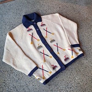 50's オーストリア製 刺繍カーディガン used [312129]