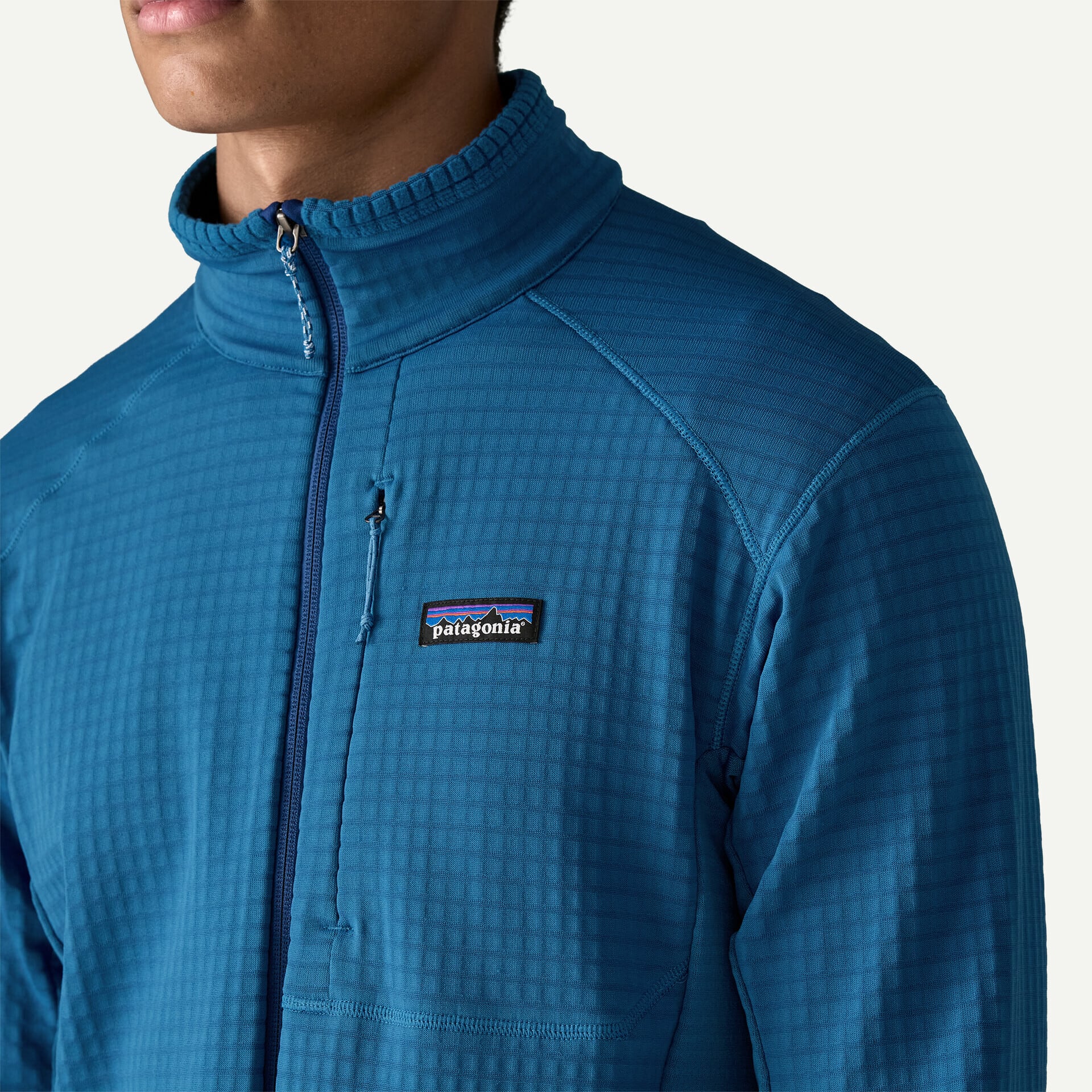 パタゴニア メンズ・R1 ジャケット (カラー Aquatic Blue) Patagonia
