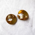 ニナリッチ イヤリング（グリーン） 渦巻　ヴィンテージアクセ　12ACay5-3