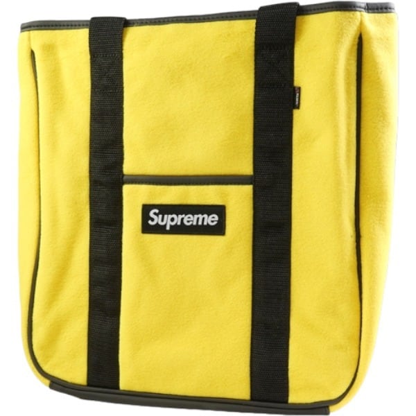 supreme polartec tote イエロー