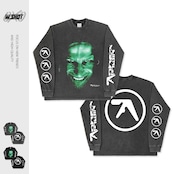 VINTAGE ストリート APHEX TWIN ロングTシャツ T2316