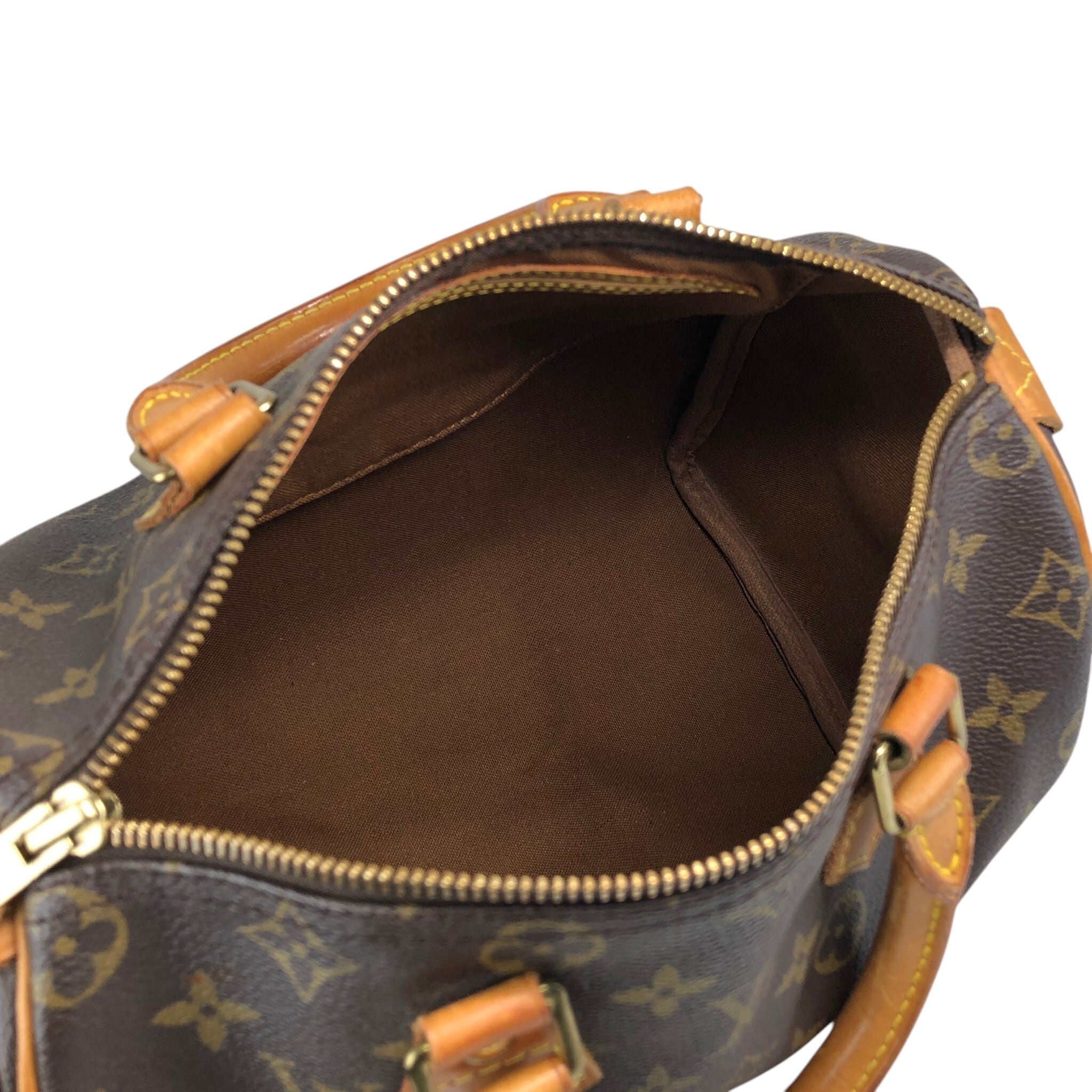 LOUIS VUITTON ルイヴィトン モノグラム ハンドバッグ ブラウン PVC