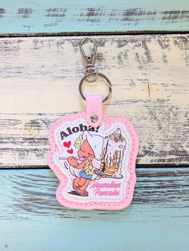 【ALOHA MAPUA】ダイカットキーホルダー(PINK)