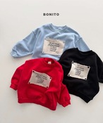 【 bonito / 予約 】Remember button sweatshirt