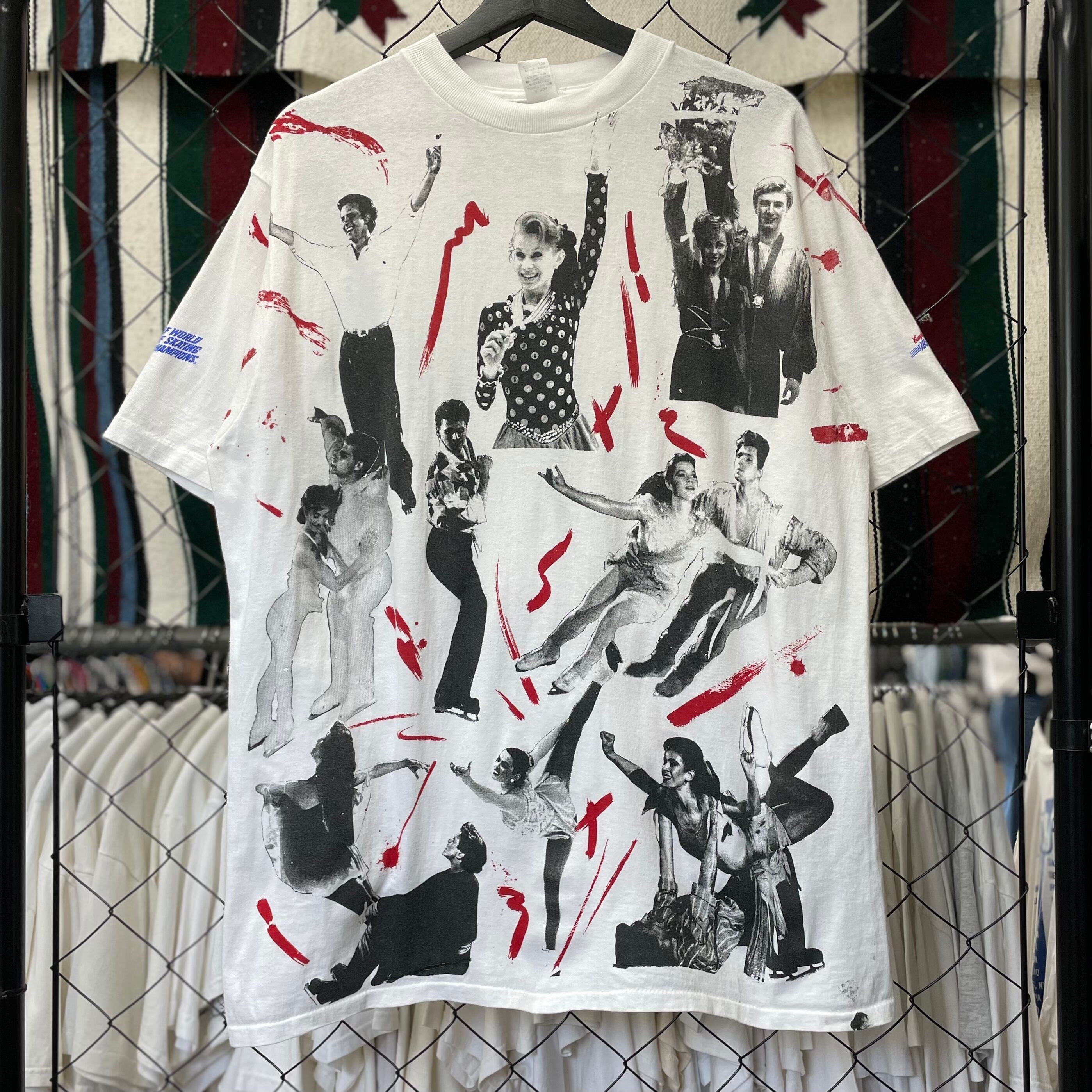 90s フィギュアスケート ワールドツアーTシャツ XL 古着 古着屋 埼玉 ストリート ビンテージ 通販