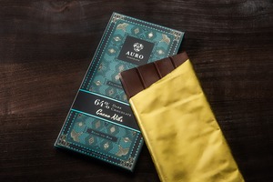 64%ダークチョコレート カカオニブ入り  (100g Bar)