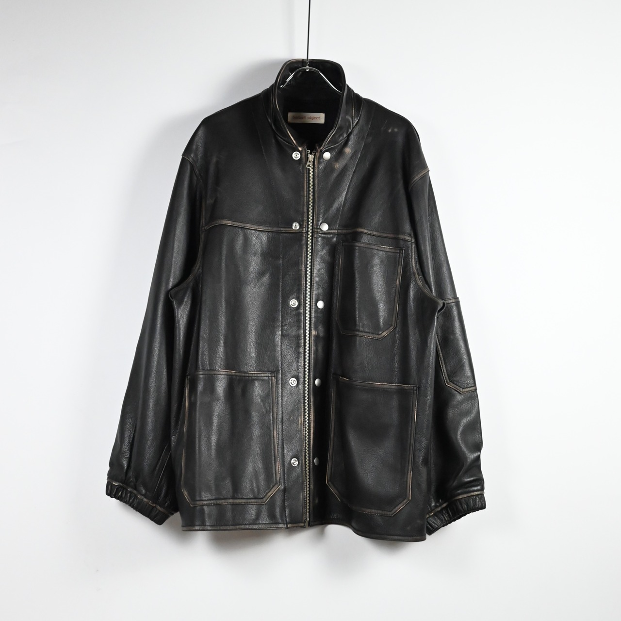 【店頭販売限定】barbell object / leather coverall size1 ,2完売