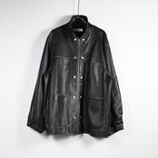【店頭販売限定】barbell object / leather coverall size1 ,2完売