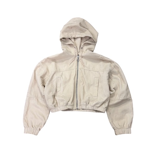 Corduroy Short Hoodie