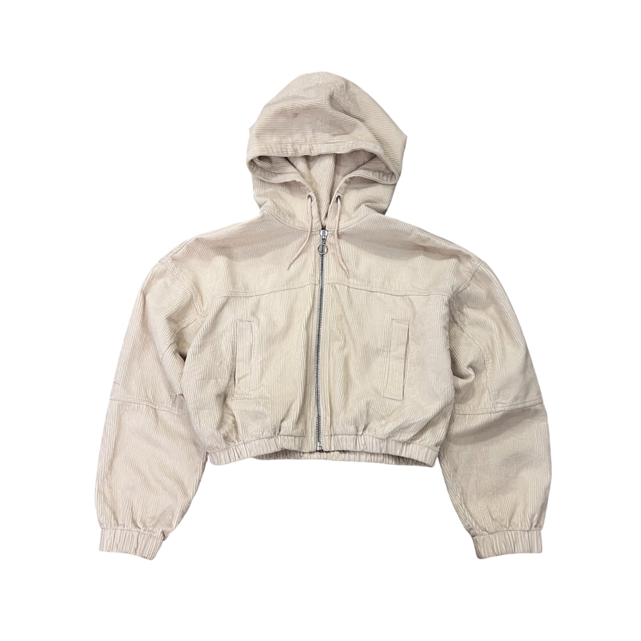 Corduroy Short Hoodie