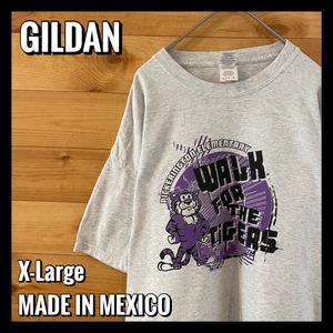 【GILDAN】オハイオ州 学校 ロゴ イラスト Tシャツ X-Large ビッグサイズ us古着 アメリカ古着