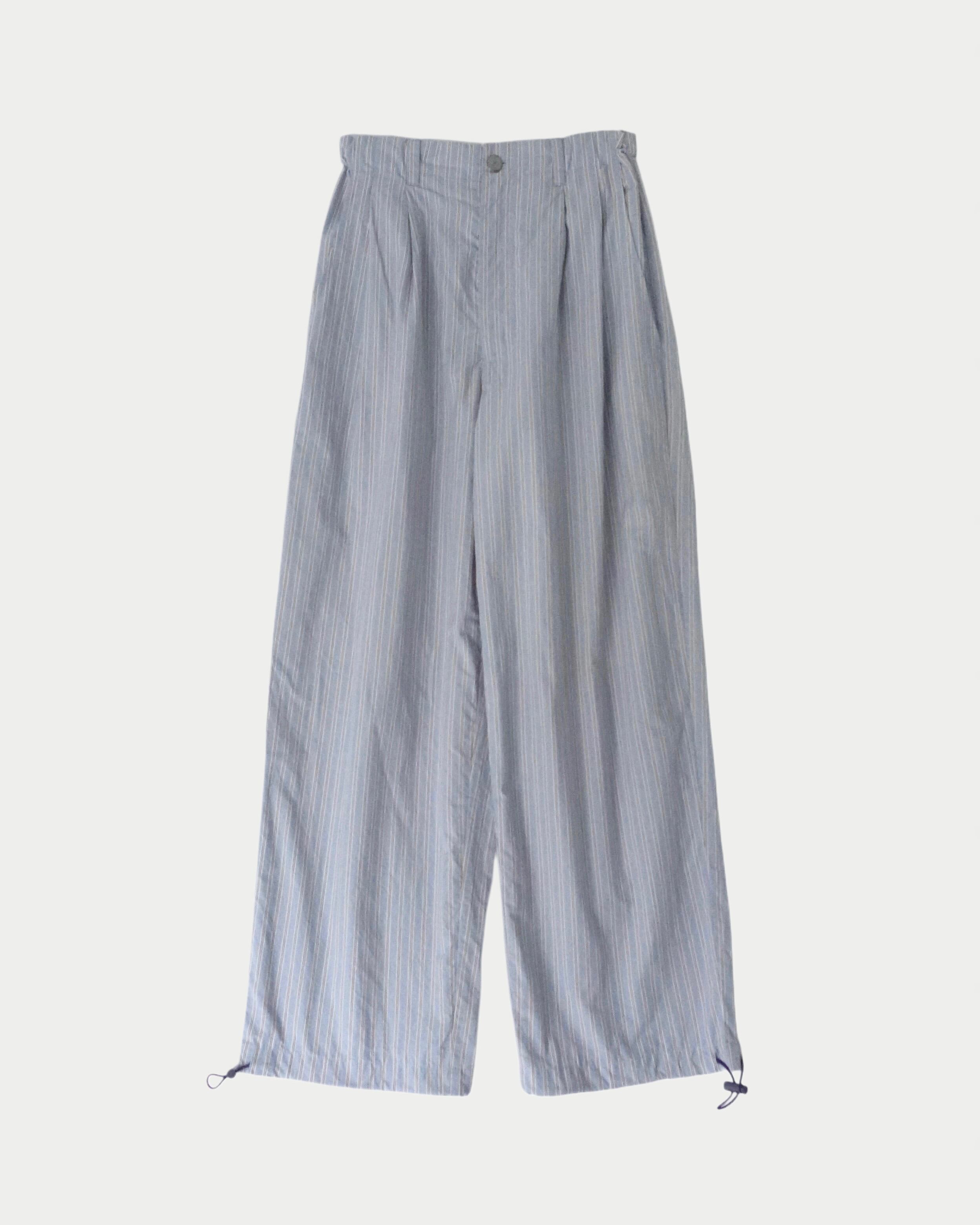 残り僅か |Fabric Pants/Multi Stripe