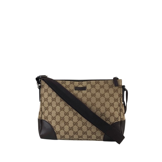 GUCCI グッチ GGキャンバス ショルダーバッグ ベージュ キャンバス vintage ヴィンテージ オールド r6zntd